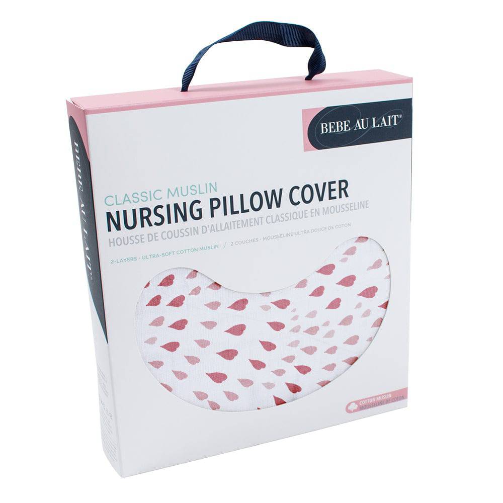 Rose Quartz Classic Muslin Nursing Pillow Slipcover