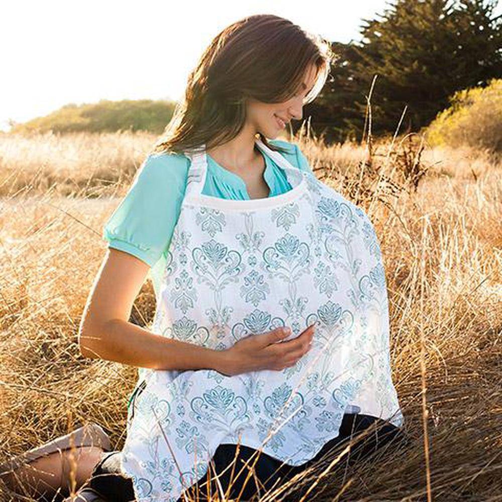 Bebe au Lait Nursing Cover, Apron, Shawl, Privacy Covers for Breast Feeding  & Pumping, Breastfeeding Cover for Mom, Soft, & Breathable Muslin Cotton, Full  Coverage, One Size Fits All - Boho 