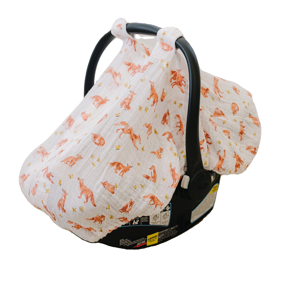 Fox Tales Car Seat Cover Bebe au Lait