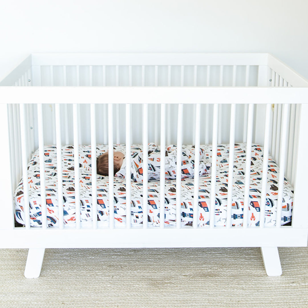 Nautical crib sheet deals