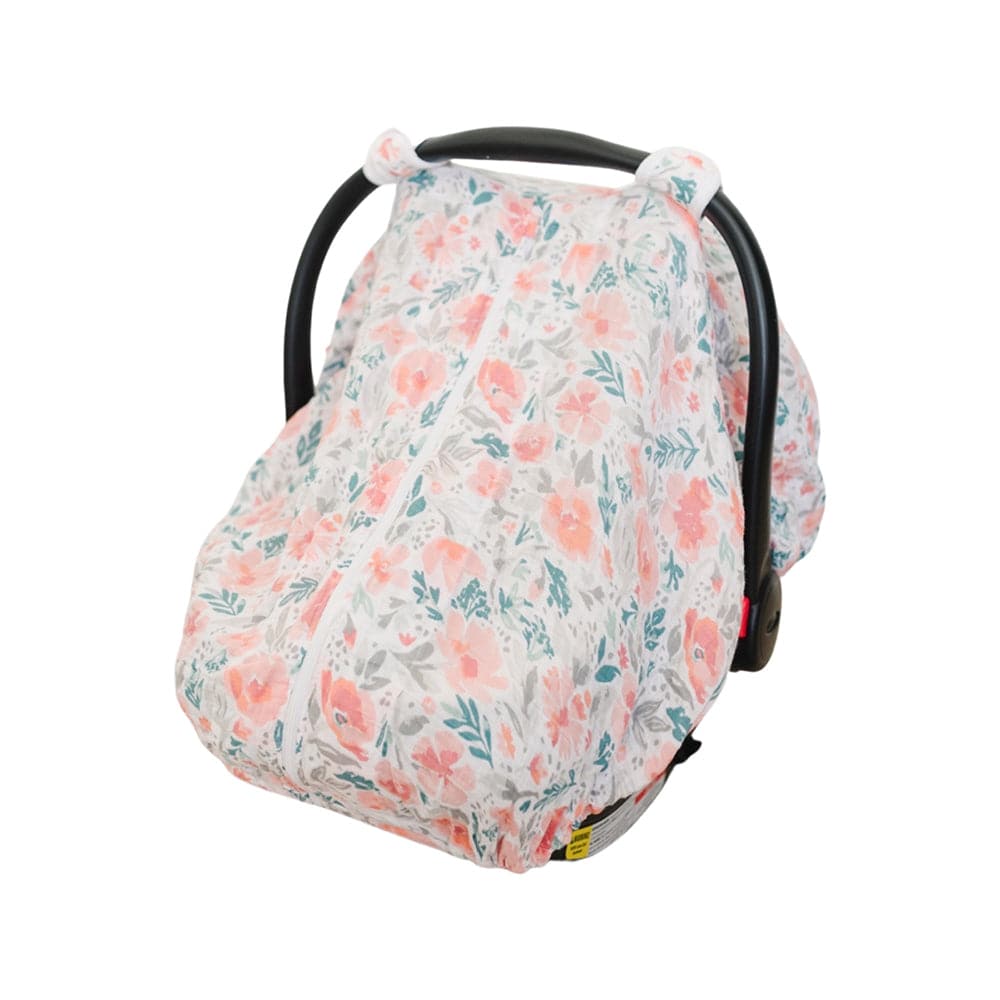 Floret Classic Muslin Car Seat Cover | Bebe au Lait