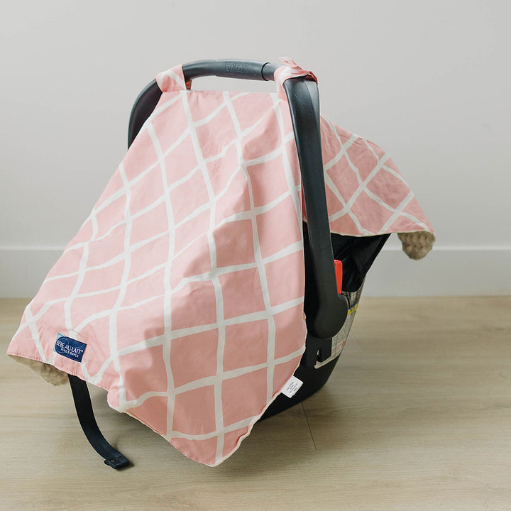 Elephant shops Car Seat Canopy with Light pink